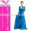 Blue Sexy Dress Long Evening Gown For Mature Woman