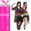 Couple Halloween Costume Black Sexy Priate Costume Ship Captain Costume