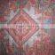TEXTILE SQUARE SCARVES OF 100% FINE SILK WITH VARIOUS PRINTS.