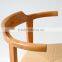 Triumph Antique Hand-made Rope Design wood Dining Chair / Solid wood restaurant chair
