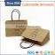 Tear resistant Cmyk printing brown kraft paper bag wide base with your own logo