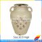 Archaize Crack Glaze Embossed Ceramic Vase