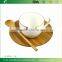 Bamboo Plate and Spoon with stainless steel utensil rack, Stainless steel kitchenwares