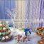 75CM silver wedding crystal garland with mantaniza wish tree for table centerpiece