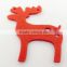 Customizable Laser Cut Felt Christmas Ornament Garlands Ribbon Reindeer