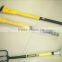 carbon steel shovel and steel pick with fiberglass handle