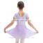 2015 new violet pothook waist georgette skirt for girls