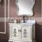 New white oak solid wood free standing modern bathroom vanity cabinet WTS243