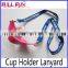 2016 new product in China/ wine glass holder lanyard/cup holder lanyard