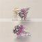 925 Silver Diamond Stud Earrings Colorful Earring Party Wear Earring