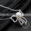 925 sterling silver hollow bowknot with pearl creative pendant necklace fashion women necklace jewelry 6360467