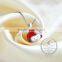 925 sterling silver kawaii little mushroom head necklace fashion women necklace supplies 6360441