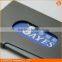 Factory Logo design Business Aluminum alloy card holder brushed steel
