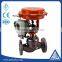 Stainless steel pneumatic single-seat regulating valve