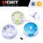 Children plastic portable round buckle up 7 day pill box