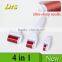 New products mirconneedle derma roller 4 in factory direct wholesale 300/720/1200 needles with replaceable roller