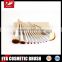 Makeup brush set 12-piece ,various colors and styles can be accepted