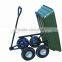 Four-wheel Plastic Garden Dumping Wagon TC2135