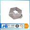 OEM High Precision Fabrication Round Stamping Galvanized Steel Mounting Plate for Pipes