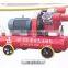 Lower noise level mining mobile air compressor