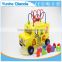 Shape Sorter and bead maze truck - Pull Along Toy - alphbet and number shape with bead maze on top