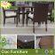 high quality outdoor furniture in patio /garden rattan table and chair