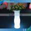 Hotel Decorative Rechargeable RGB Light Plastic Flower Pot LED