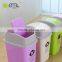 emc plastic trash cans with cover, indoor plastic waste bins with cover
