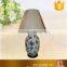 Fashion modern style white hollow ceramic table lamp