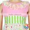Cute 3 Layers Smocked Girls Colorful Ruffle Outfits Baby Clothes Clothing Wholesale Price Children Clothing Manufacturers China