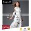 Factory direct white silk linen blend fabric for custom digital print