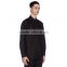 Stylish regular fit long sleeve dress shirt plain black formal modern mens shirts