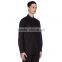 Stylish regular fit long sleeve dress shirt plain black formal modern mens shirts