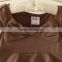 2017 wholesale children's boutique kids sweet girls clothing 100-140cm coffee brown color dress