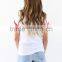 Don't Worry Be Happy Youth plain white 100 cotton printed Tee customized whoesale with cheapest price