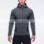 MEN MUSCLE FIT ZIPPER JACKET 2.0 GREY