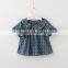 S33522W Casual New Baby Girls Tops Cute Printed Flare Sleeve Blouses