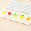 cute colors PP cover notepad customizable wire-o binding memo pad