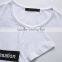 2016 Fashion Fit Best Quality letter printe Short Sleeve Fit Men's t shirt
