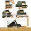 Black Piano Shape Wood Plate Table Sundries Storage Holder/Pencil Stack