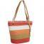 2016 Hot Summer Lady Lurex Stripe Small Tote Paper Straw Bag