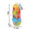 Hot selling plastic summer hourglass sand beach toys set