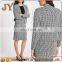 2017 OEM Service Long Sleeve Women Loose Fit Textured Jersey Jackets JY-4AB001
