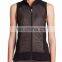 play some brand zip up hoodie dye full sublimation printing sleeveless elongated hoodie
