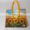 Cheap woven custom reusable folding shopping bags wholesale