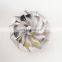 GT5533 94.00/133.37mm 11+0 blades turbo milling/aluminum 2618/billet compressor wheel