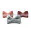 Factory direct British wind flannel textured cat bow tie multicolor dog collar