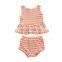 Summer Infant Clothing Sets for Newborn Baby Boys Girls Infant Fashion Casual Clothes Suit Knitted Striped T-shirt+Shorts Suit