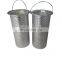 316L stainless steel filter cartridge 80 mesh 100 mesh 120 mesh  beer brewing filter basket
