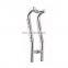 S Shape 304 Stainless Steel Slide Bathroom Shower Interior Pull Glass Door Handle